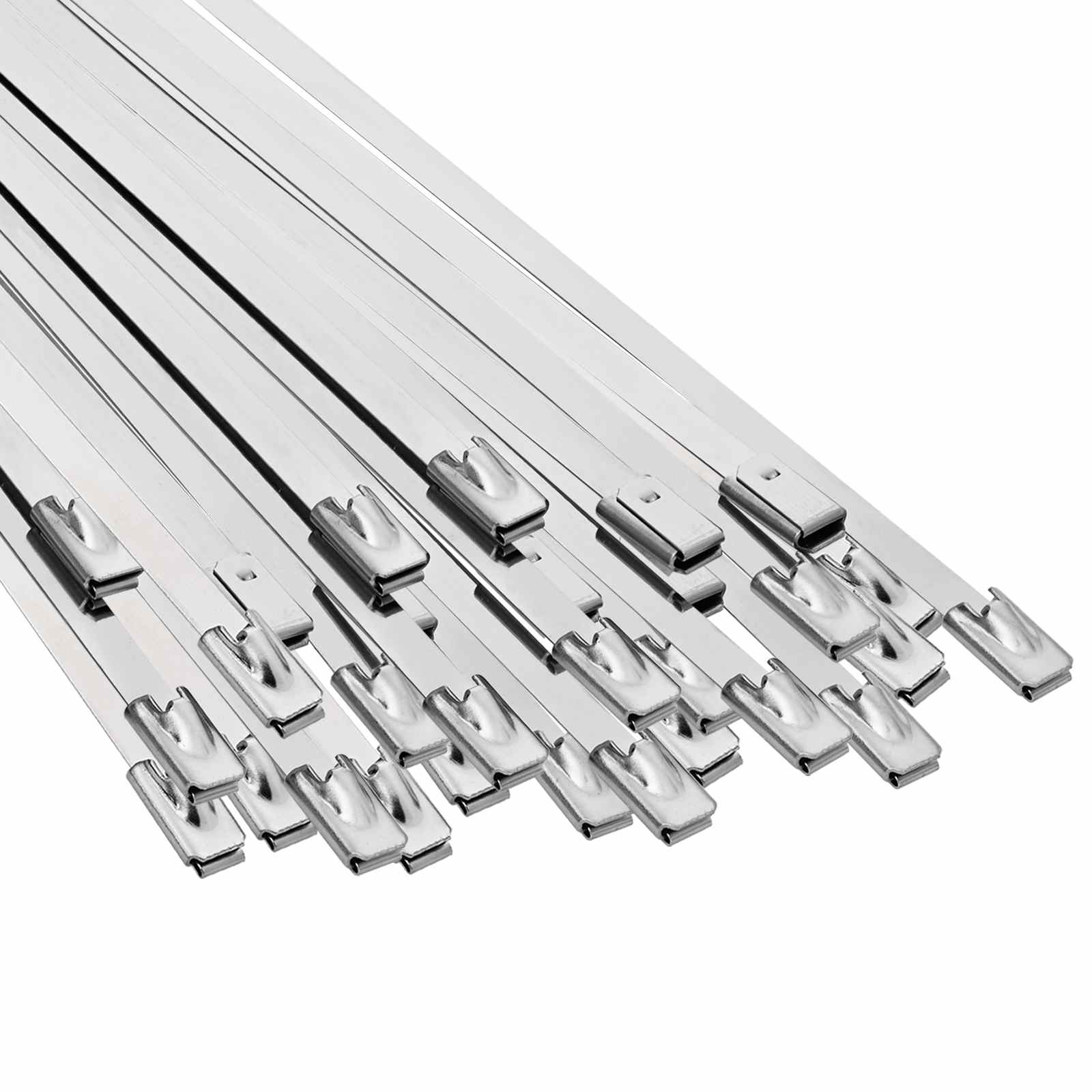 vidaXL Cable Tie 250 pcs 4.6 x 700 mm Silver 2