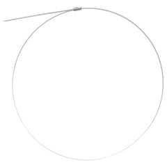vidaXL Cable Tie 250 pcs 4.6 x 700 mm Silver 5