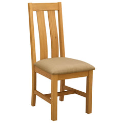 Dining BERGEN Solid Oak Wood Beige Table chair