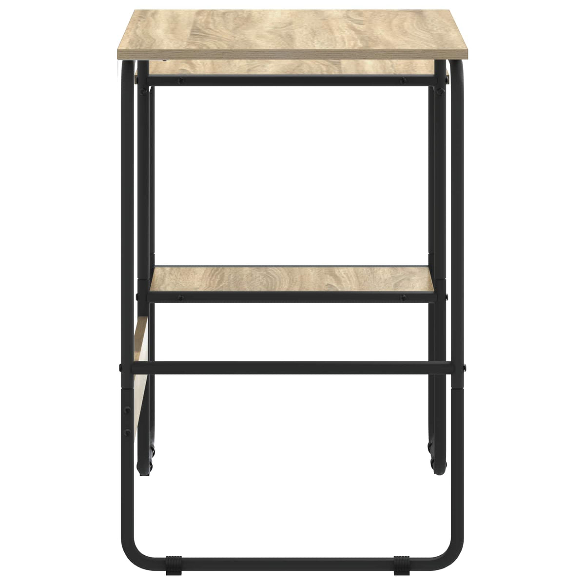 Desk with Storage 100 x 50 x 75 cm Sonoma oak