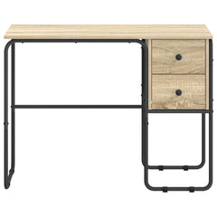 Desk with Storage 100 x 50 x 75 cm Sonoma oak