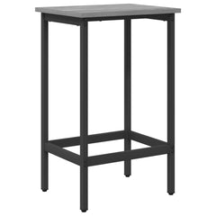 vidaXL Bar Stool Grey Sonoma 40 x 32 x 64 cm Engineered Wood 2