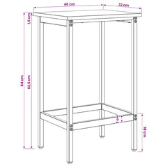 vidaXL Bar Stool Artisan Oak 40 x 32 x 64 cm Engineered Wood 6