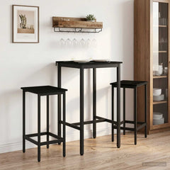 Bar Table Engineered Wood Black oak 52 x 52 x 110 cm