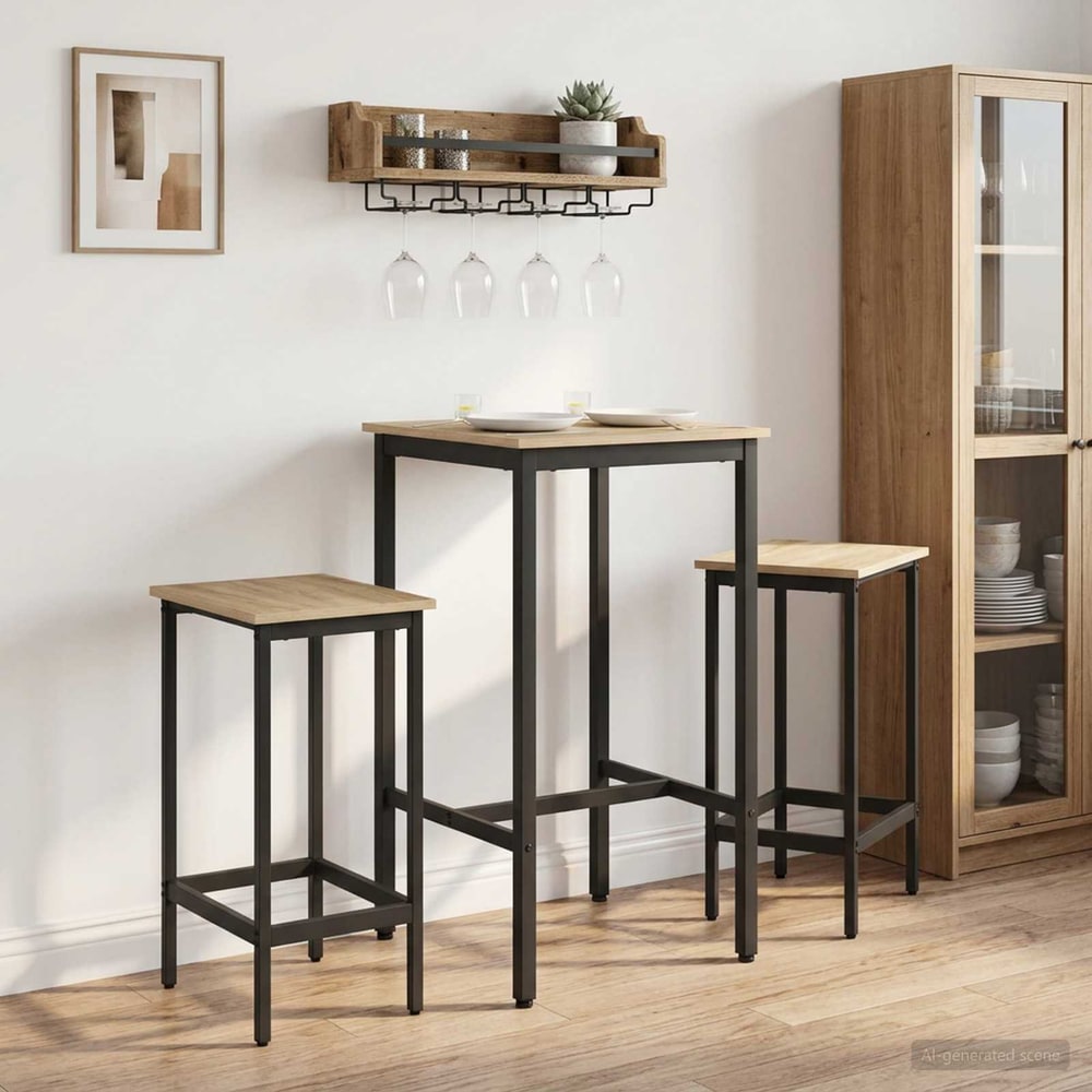 Bar Table Engineered Wood Sonoma oak 52 x 52 x 110 cm