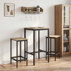 Bar Table Engineered Wood Sonoma oak 52 x 52 x 110 cm