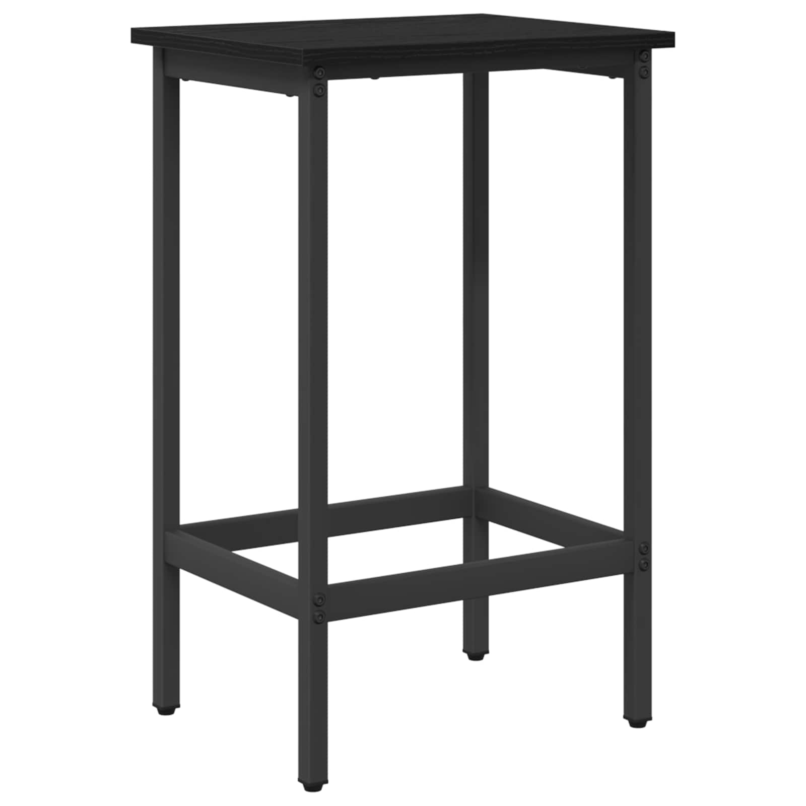 vidaXL Bar Stool Black Oak 40 x 32 x 74 cm Engineered Wood 2