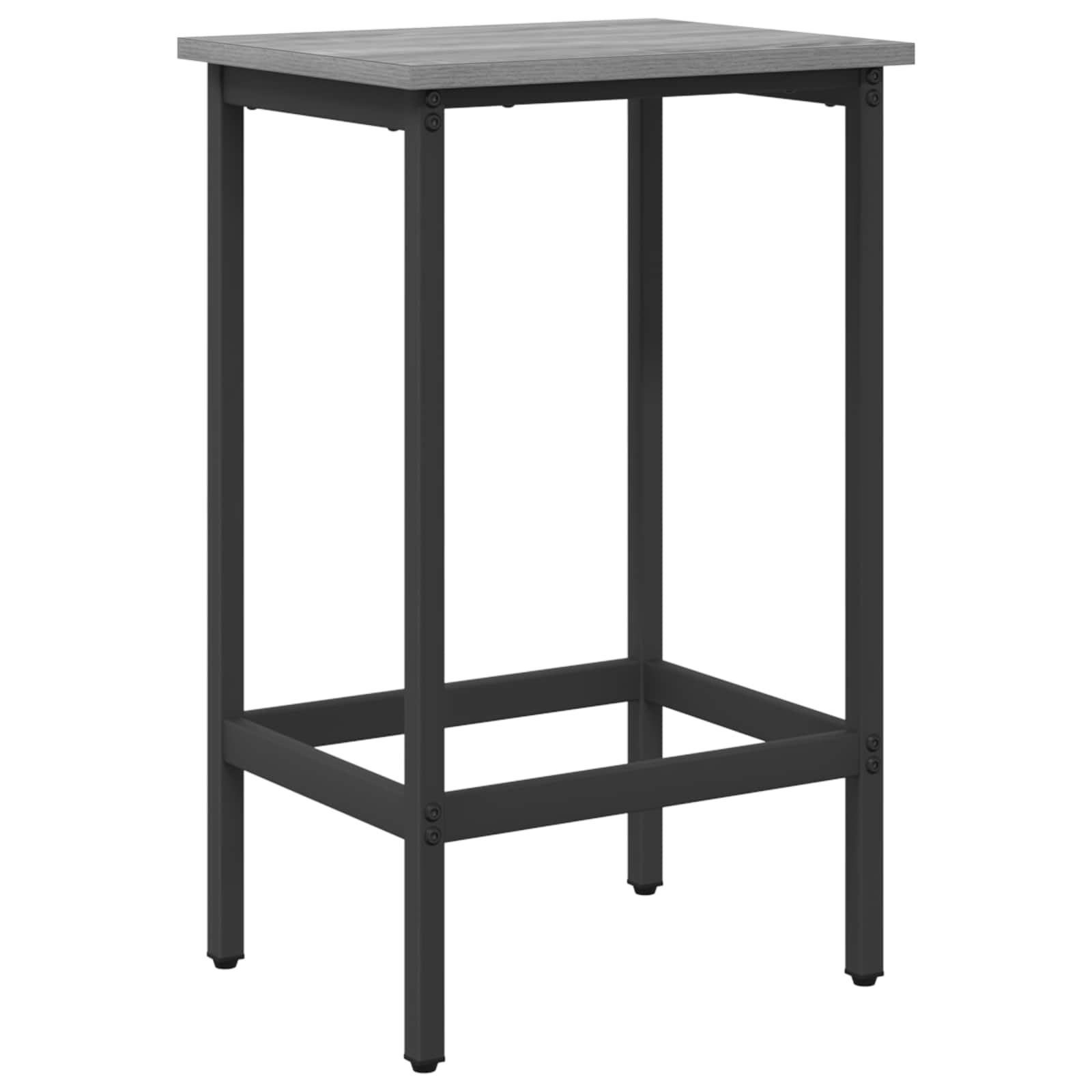 vidaXL Bar Stool Grey Sonoma 40 x 32 x 74 cm Engineered Wood 2