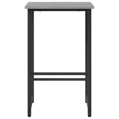 vidaXL Bar Stool Grey Sonoma 40 x 32 x 64 cm Engineered Wood 3
