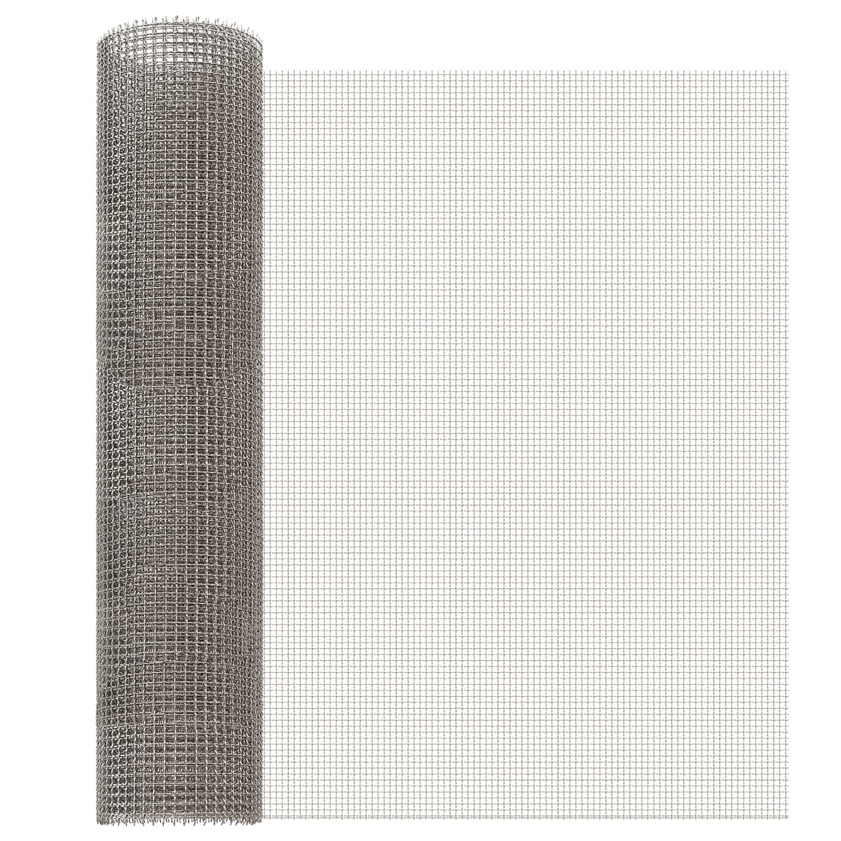 Mesh Screen 60 x 1000 cm Stainless Steel 201 Silver Height 1000 cm Length 60 cm 3 mesh