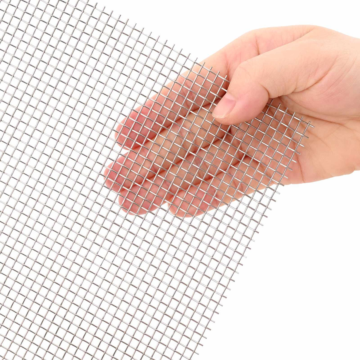 Mesh Screen 40 x 1000 cm Stainless Steel 201 Silver 6 mesh