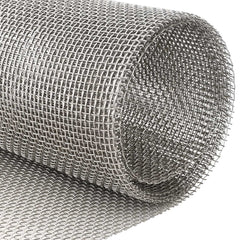 vidaXL Mesh Screen 100 x 500 cm 6 Mesh Stainless Steel 201 Silver 3