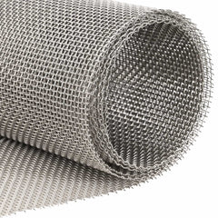 vidaXL Mesh Screen 100 x 200 cm 8 Mesh Stainless Steel 201 Silver 3