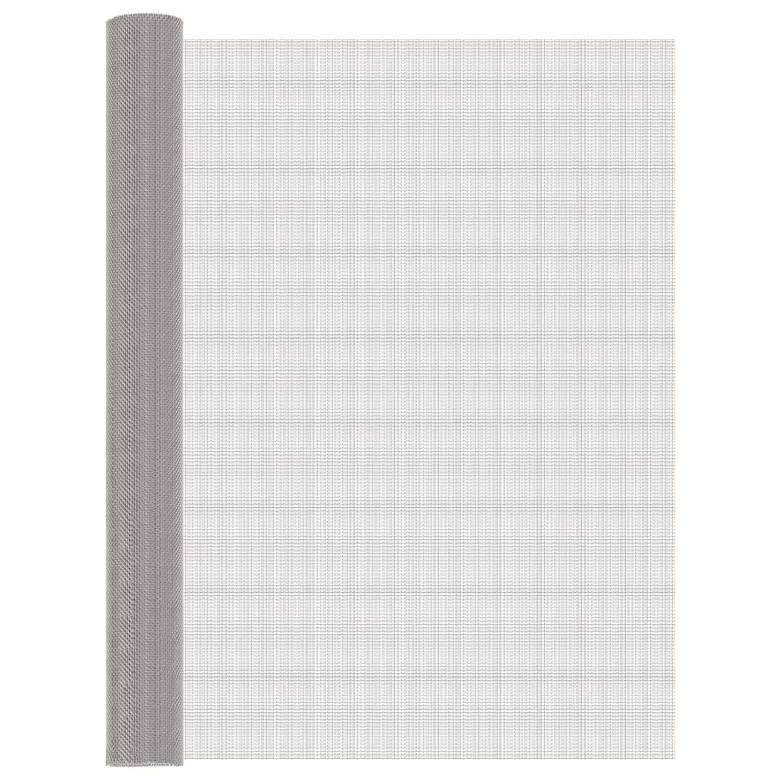 vidaXL Mesh Screen 100 x 200 cm 8 Mesh Stainless Steel 201 Silver 1