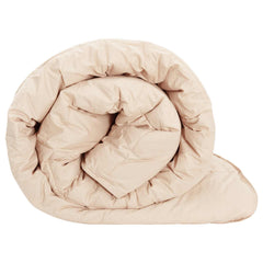 vidaXL Winter duvet Beige 135 x 220 cm 100% Natural Kapok 4