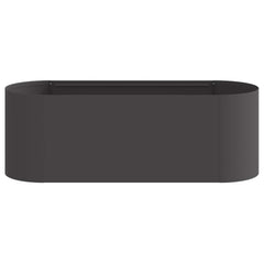 vidaXL Raised Garden Bed Black 120 x 40 x 40 cm Steel 4