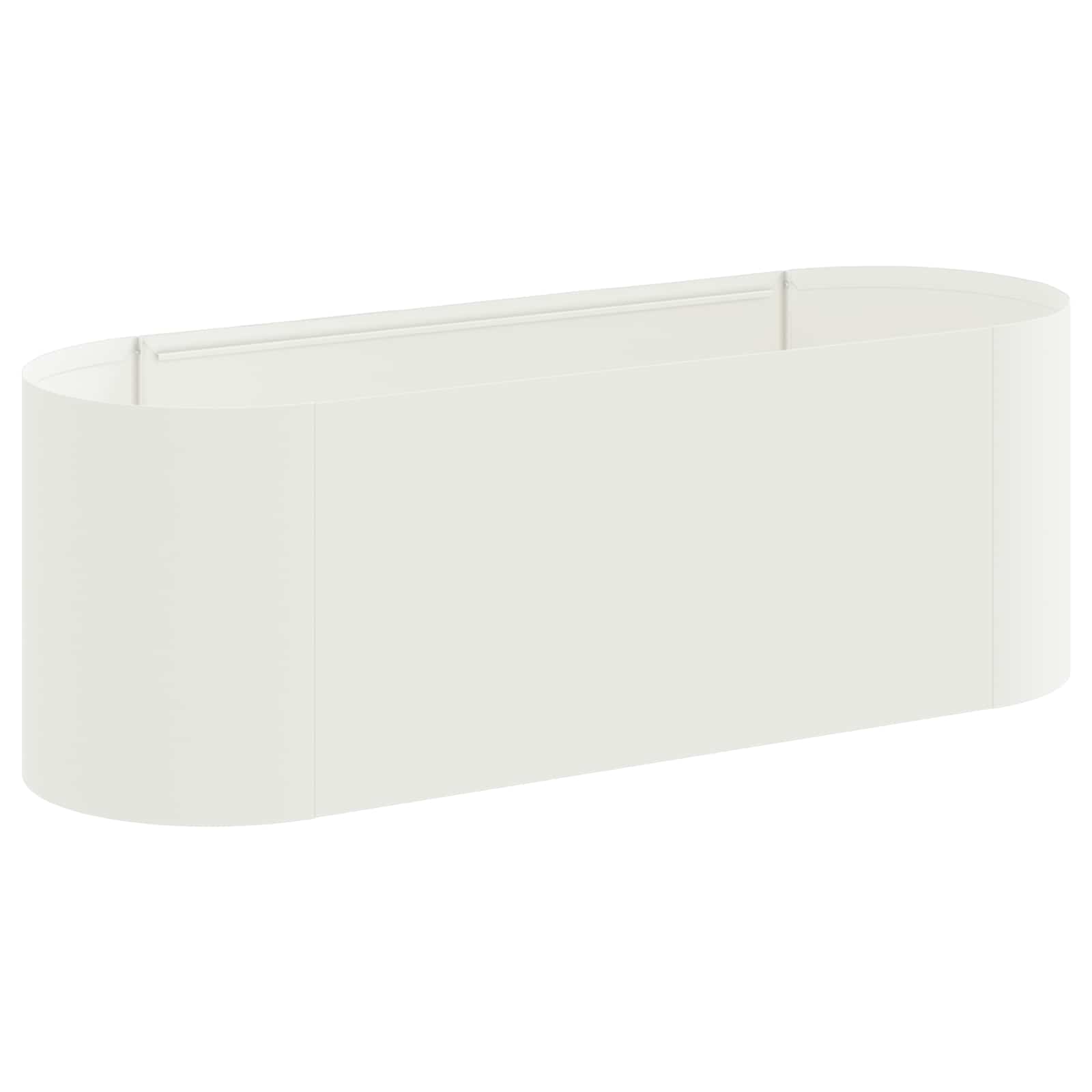 vidaXL Raised Garden Bed White 120 x 40x 40 cm 2