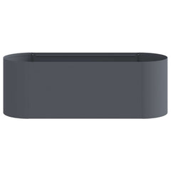 vidaXL Raised Garden Bed Anthracite 120 x 40x 40 cm 4