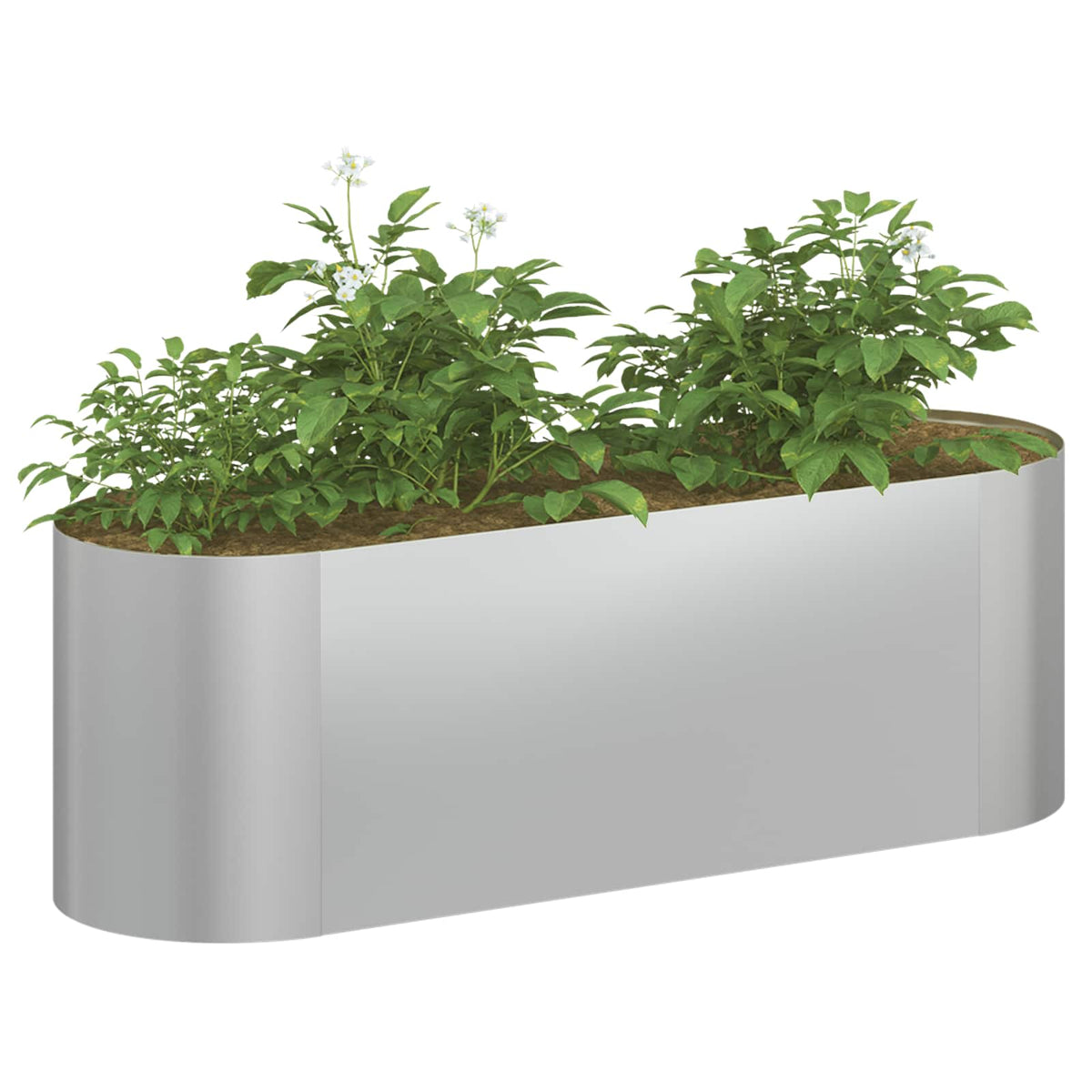 Raised Garden Bed 120 x 40x 40 cm Length 120 cm Galvanised steel