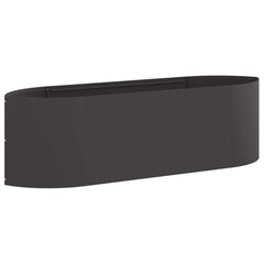 vidaXL Raised Garden Bed Black 140 x 40x 40 cm Steel 2