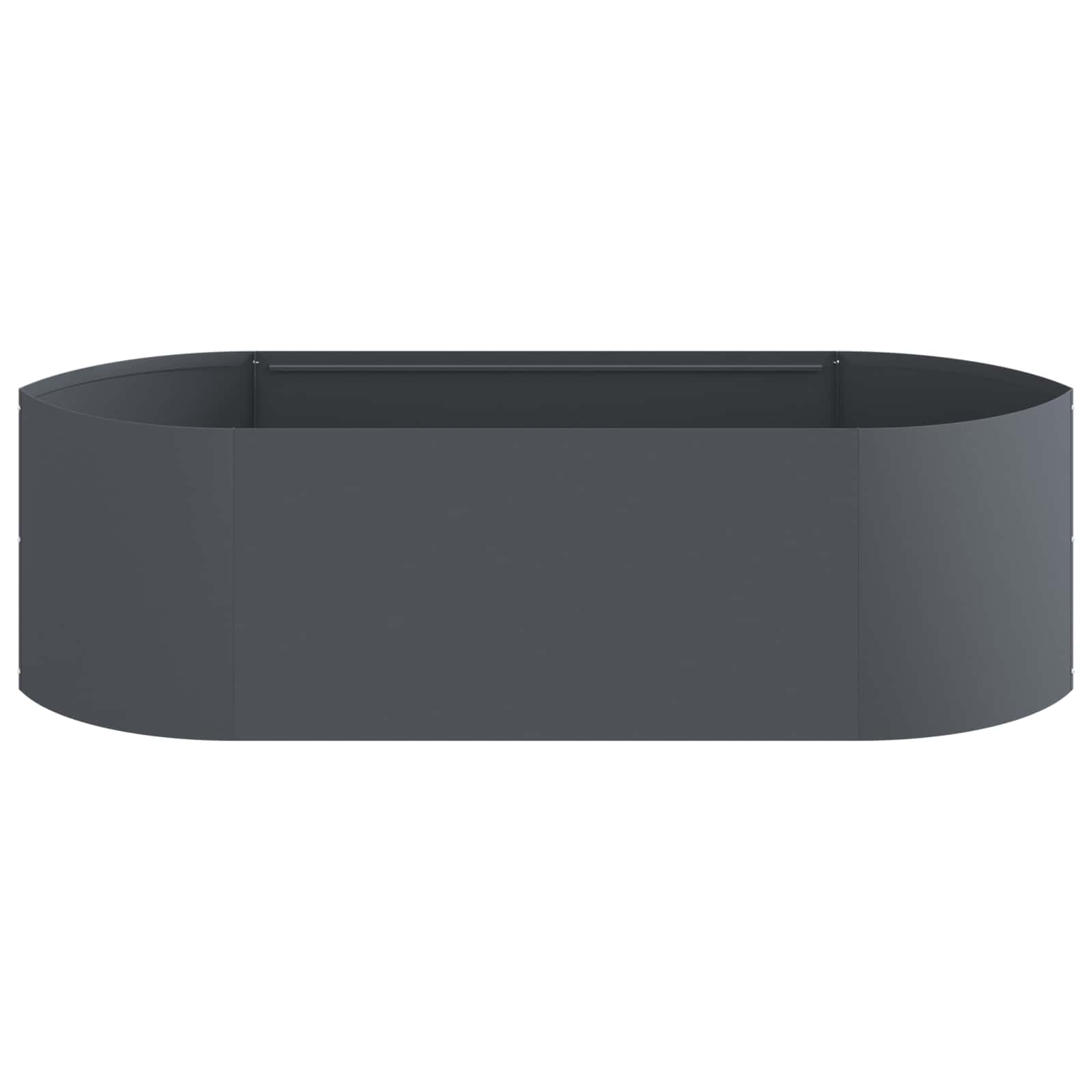 vidaXL Raised Garden Bed Anthracite 140 x 40x 40 cm Steel 4