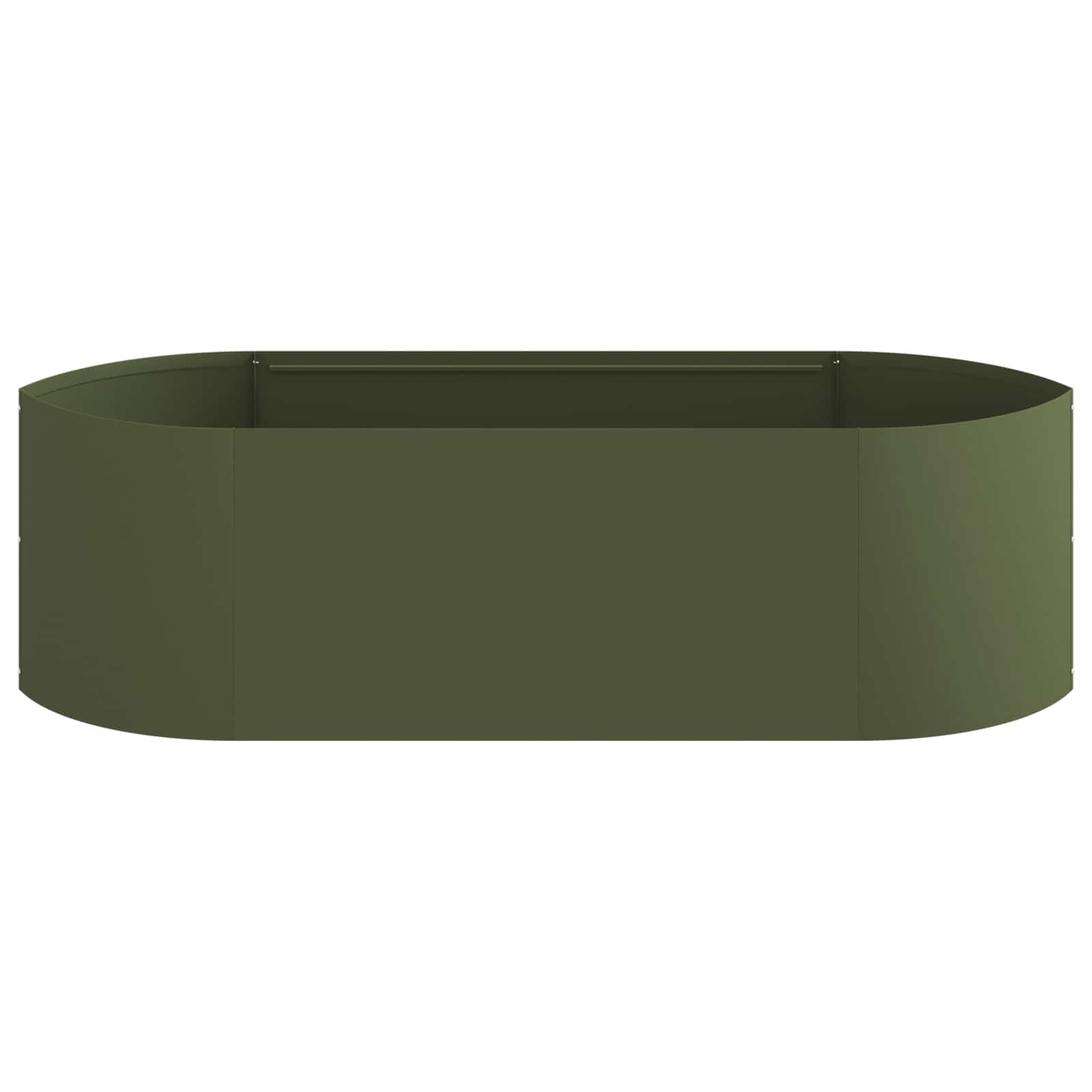 vidaXL Raised Garden Bed Olive Green 140 x 40x 40 cm Steel 4