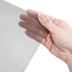 vidaXL Mesh Screen 100 x 500 cm 30 Mesh Stainless Steel 201 Silver 4