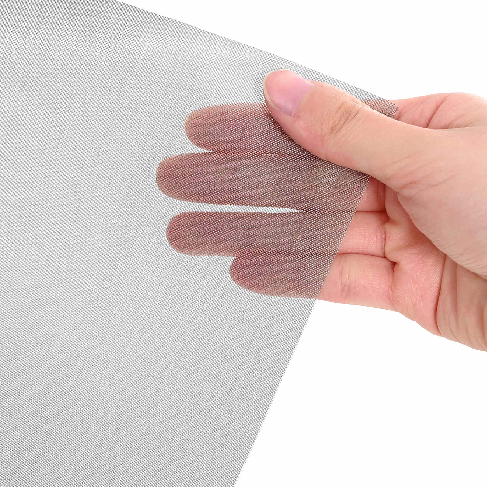 vidaXL Mesh Screen 60 x 1000 cm 60 Mesh Stainless Steel 201 Silver 4