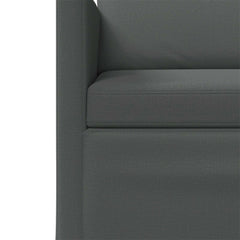 Seater Sofa Fabric Dark grey