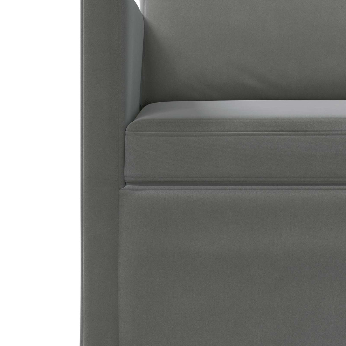 Seater Sofa Velvet Dark grey