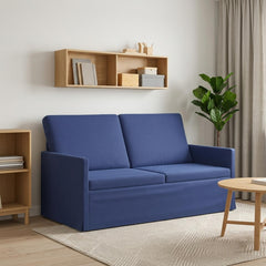2 Seater Sofa 150 x 81 x 82 cm Velvet 140 cm Police blue