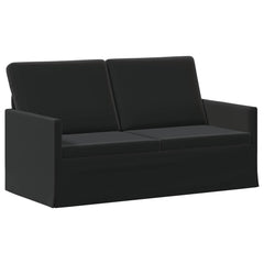 Sofa Set 2 pcs Velvet 1-Seater + 2-Seater (140 cm) Black