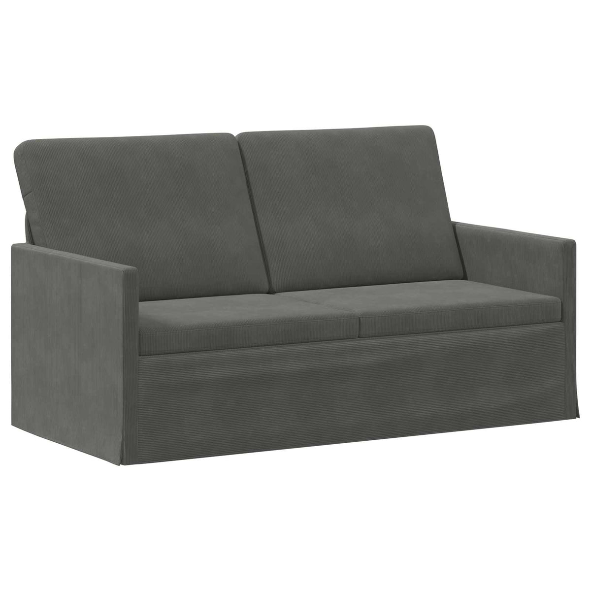Sofa Corduroy Fabric Dark grey