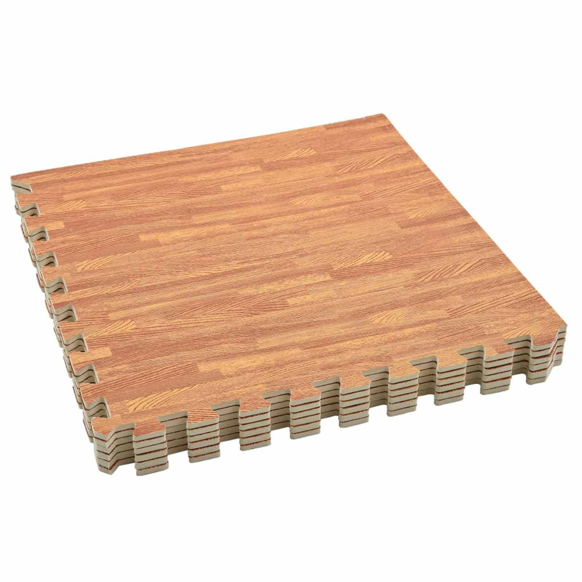 vidaXL Pool Ground Mat 6 pcs Wood 4.32 ㎡ EVA Foam 2