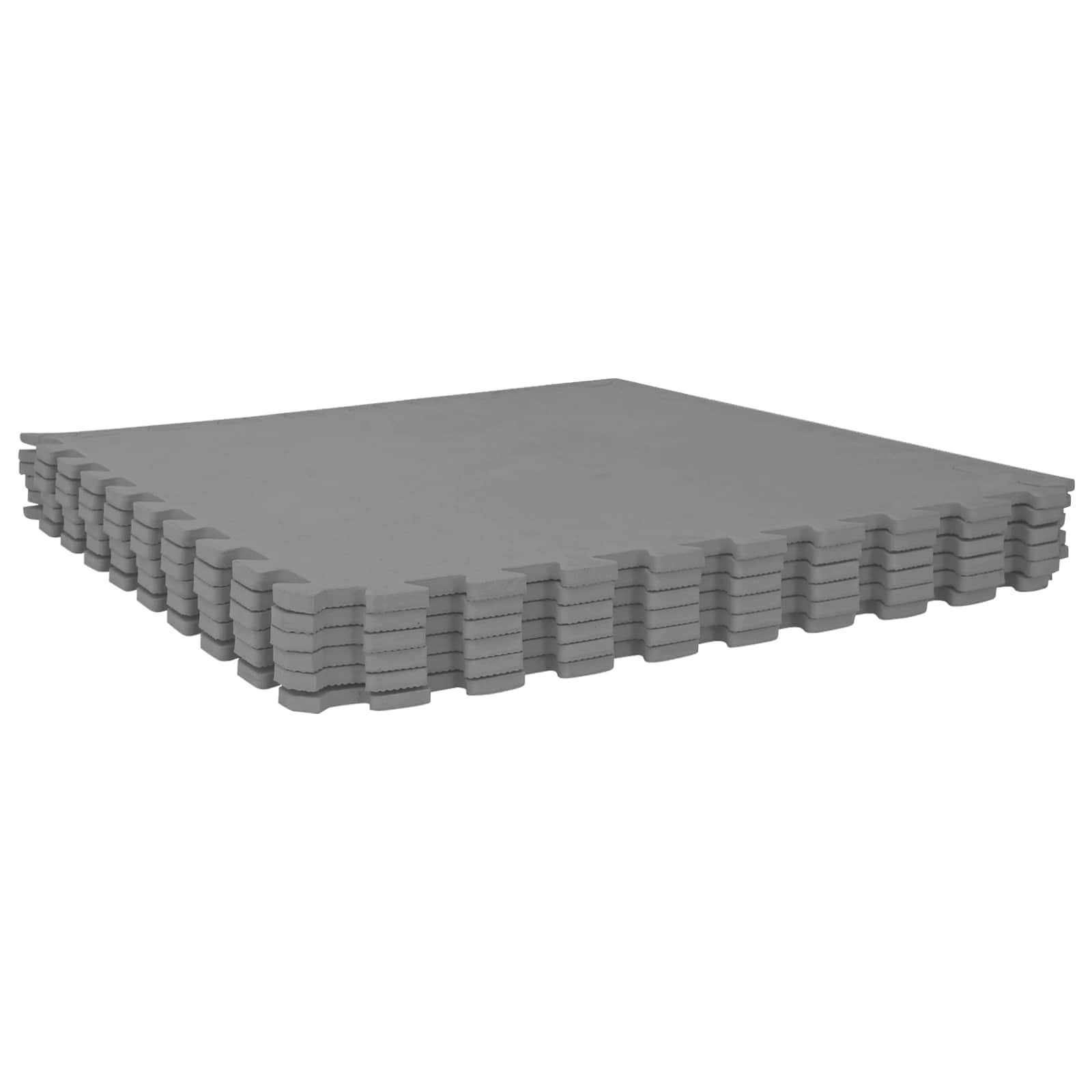 vidaXL Pool Ground Mat 24 pcs Grey 8.64 m² EVA Foam 4