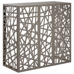 Air Conditioner Cover 110 x 50 x 105 cm Steel Geometric mesh Pattern Weathering steel