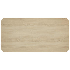 vidaXL Dining Table 100 x 50 x 75 cm Engineered Wood Sonoma Oak 5