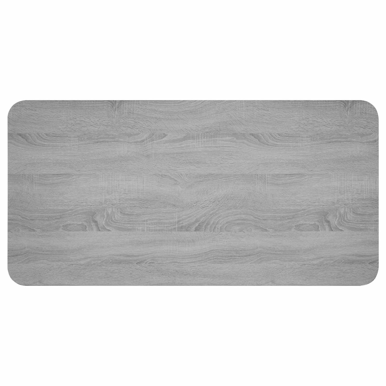 vidaXL Dining Table 100 x 50 x 75 cm Engineered Wood Grey Sonoma 5