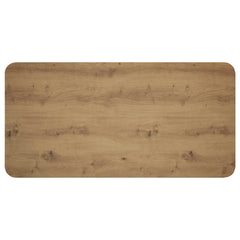 vidaXL Dining Table 100 x 50 x 75 cm Engineered Wood Artisan Oak 5