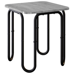vidaXL Coffee Table Grey Sonoma 40 x 40 x 45 cm Engineered Wood 2