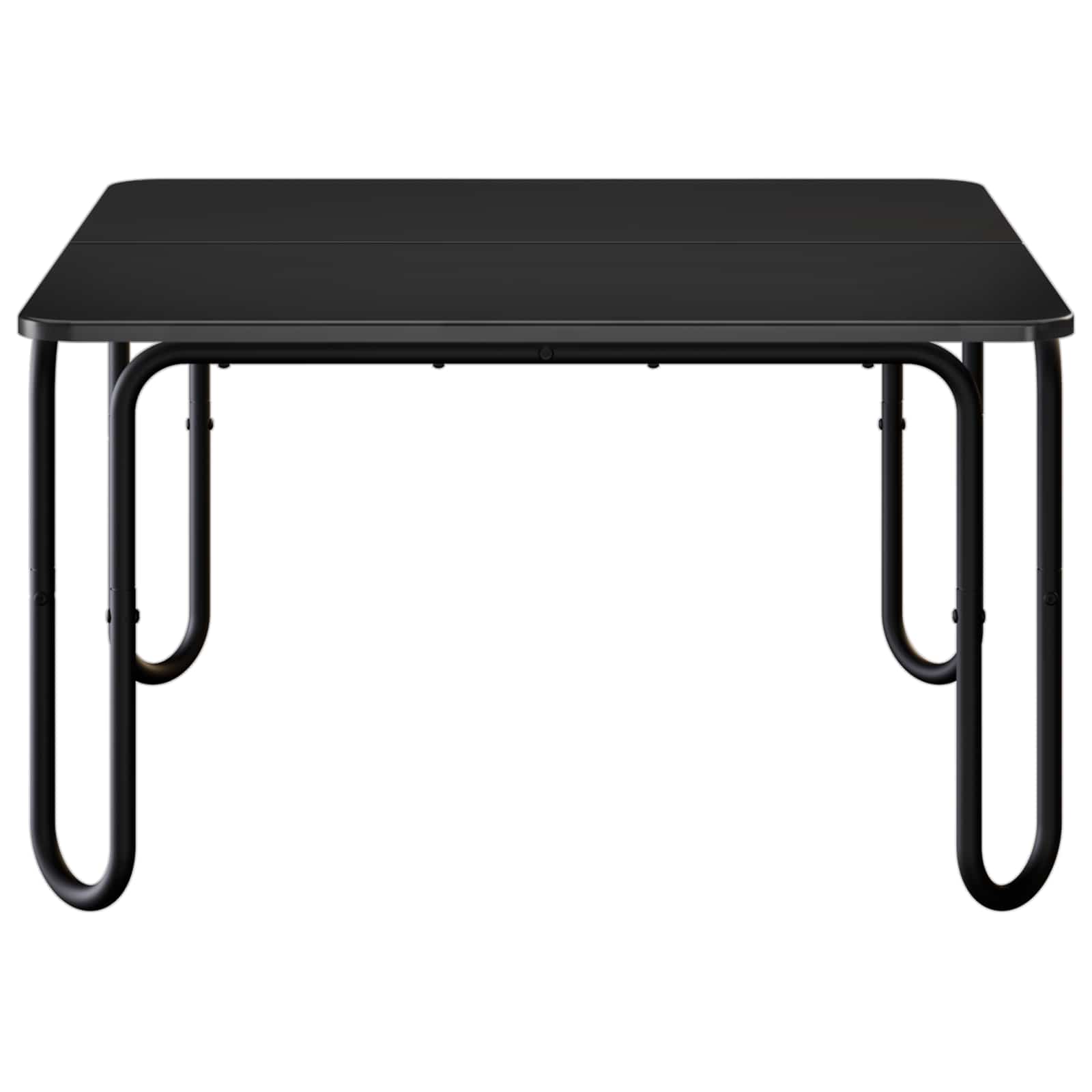 vidaXL Coffee Table Black 59 x 59 x 45 cm Engineered Wood 4