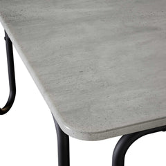 vidaXL Coffee Table Concrete Grey 59 x 59 x 45 cm Engineered Wood 6