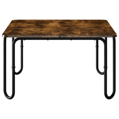 vidaXL Coffee Table Smoked Oak 59 x 59 x 45 cm Engineered Wood 3