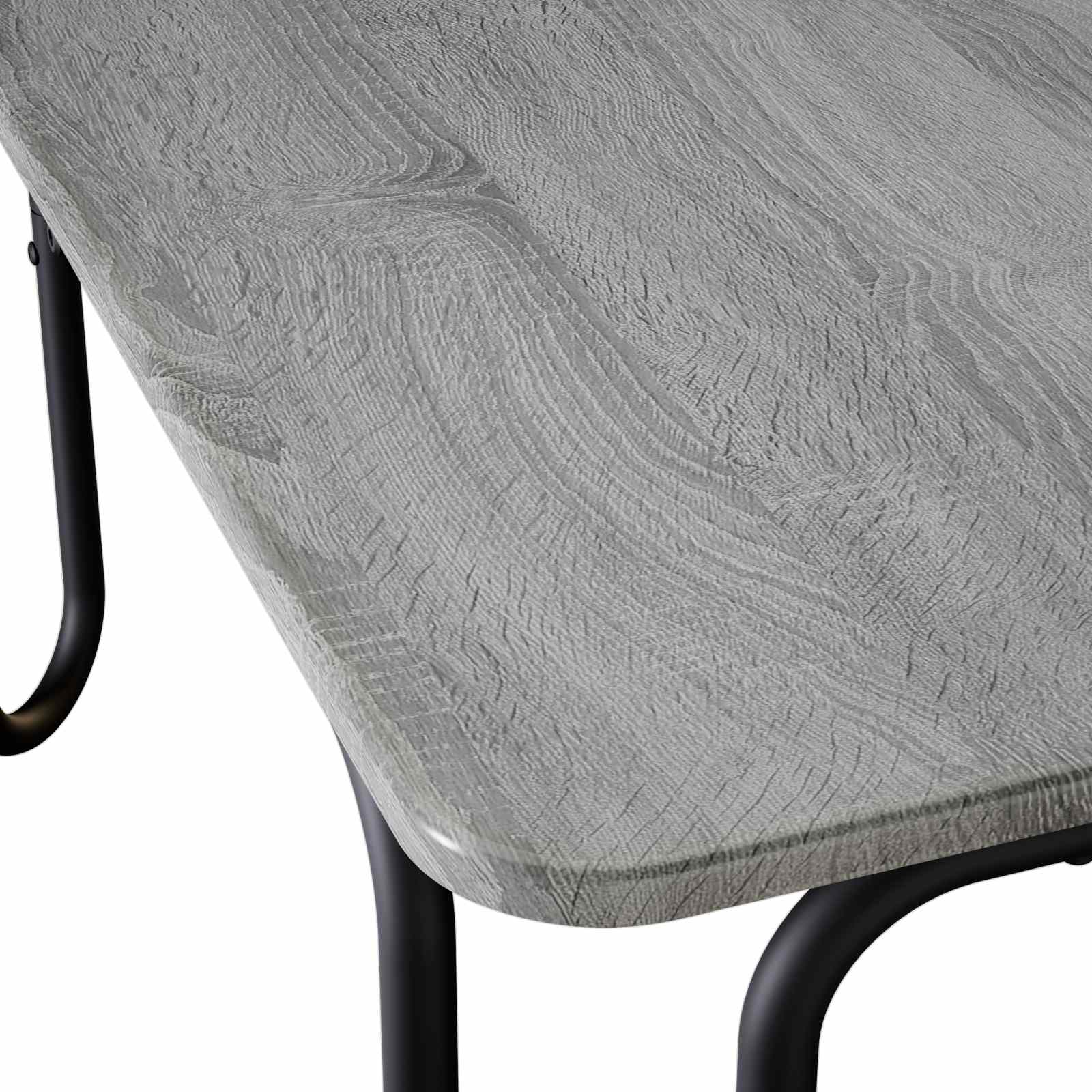 vidaXL Coffee Table Grey Sonoma 59 x 59 x 45 cm Engineered Wood 6