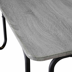 vidaXL Coffee Table Grey Sonoma 59 x 59 x 45 cm Engineered Wood 6