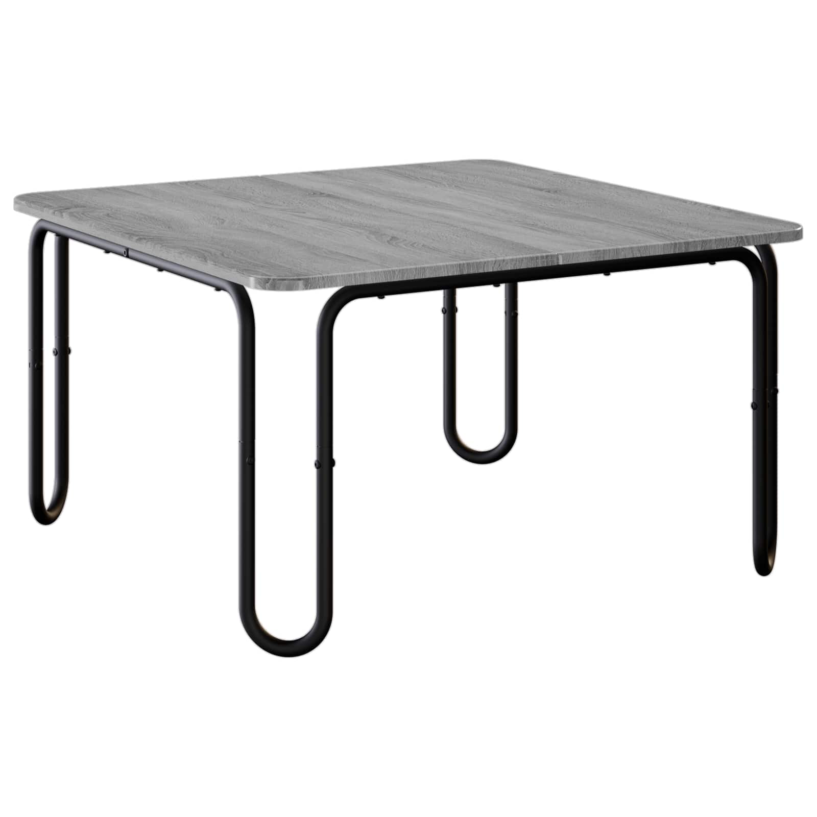 vidaXL Coffee Table Grey Sonoma 59 x 59 x 45 cm Engineered Wood 2