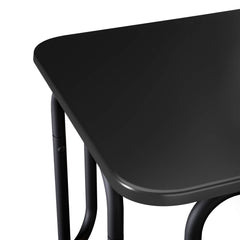 vidaXL Coffee Table Black 79.5 x 40 x 36 cm Engineered Wood 5
