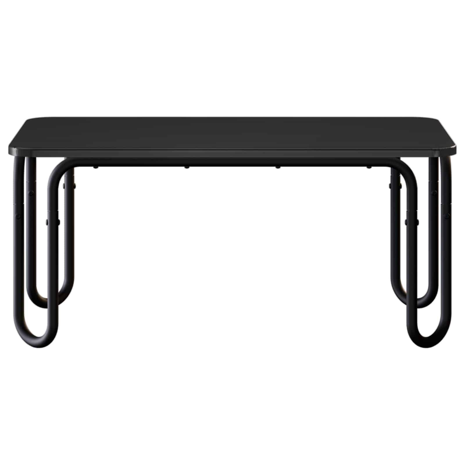 vidaXL Coffee Table Black 79.5 x 40 x 36 cm Engineered Wood 3