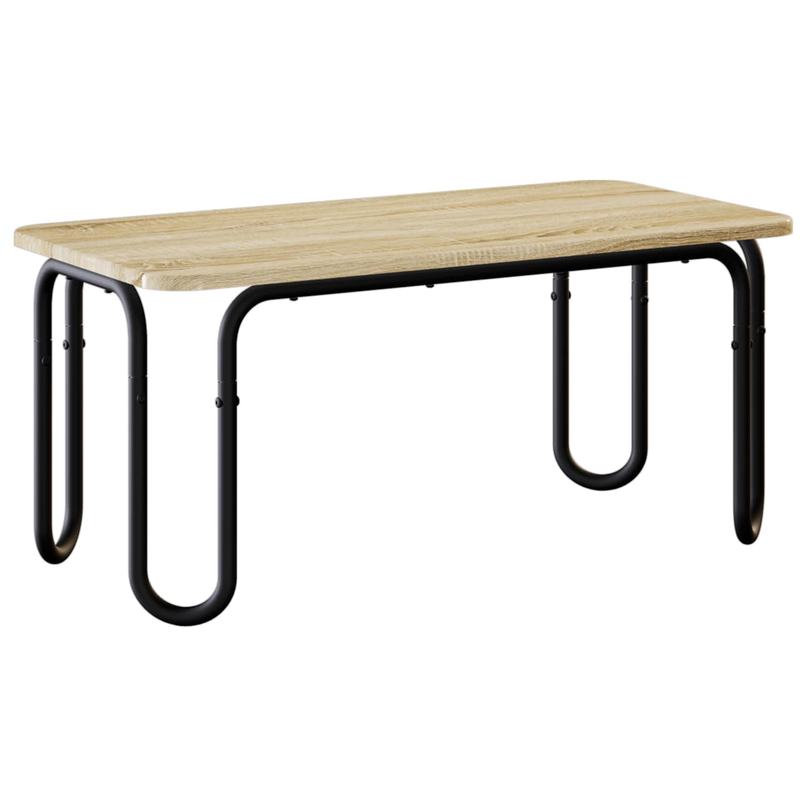 vidaXL Coffee Table Sonoma Oak 79.5 x 40 x 36 cm Engineered Wood 2