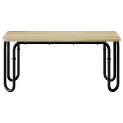 vidaXL Coffee Table Sonoma Oak 79.5 x 40 x 36 cm Engineered Wood 3